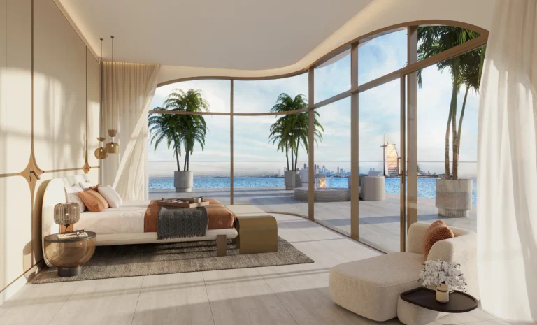 Ocean House ベッドルームの内装