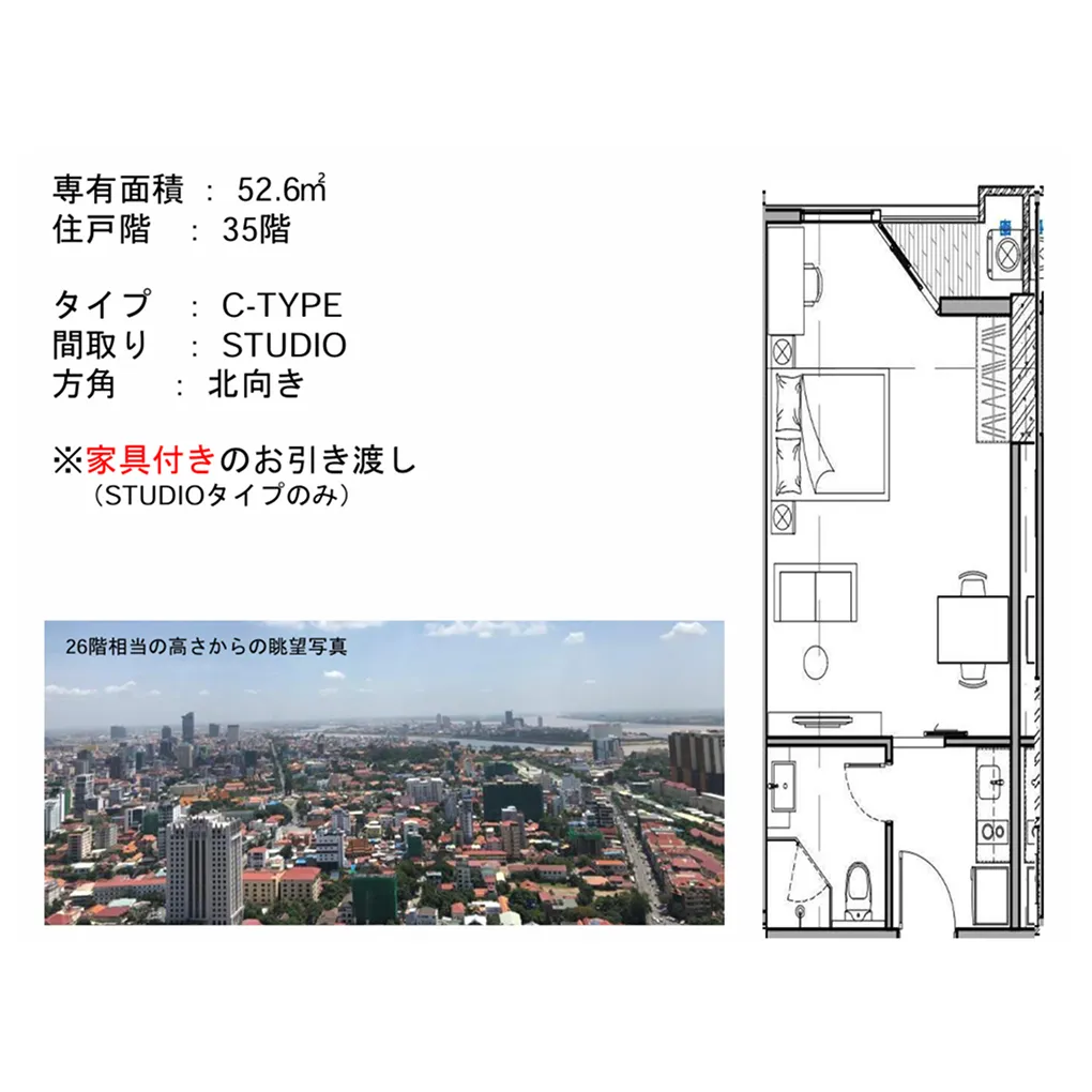 ザ・ペントハウス・レジデンスの部屋タイプ画像