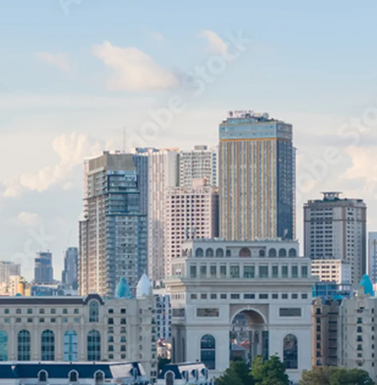 プノンペンの街並み1