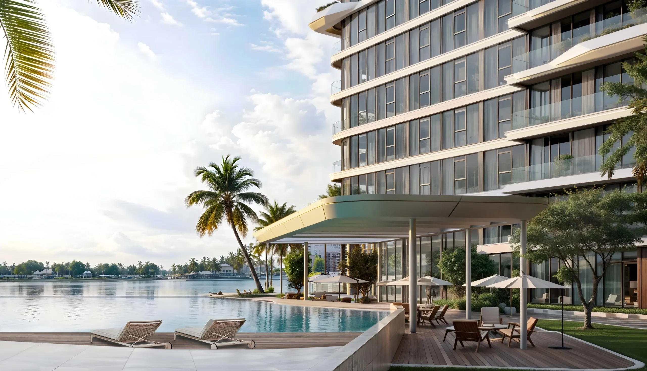 Costa Mare プールの外観