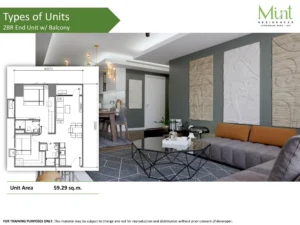 Mint Residences　間取り図