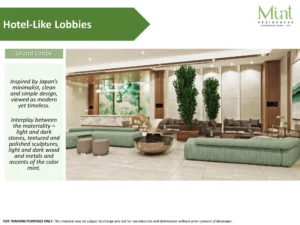 Mint Residences　内装