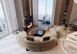 G.A.T.O TOWER　リビングルームの内装