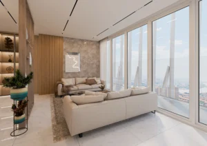 G.A.T.O TOWER　リビングルームの内装