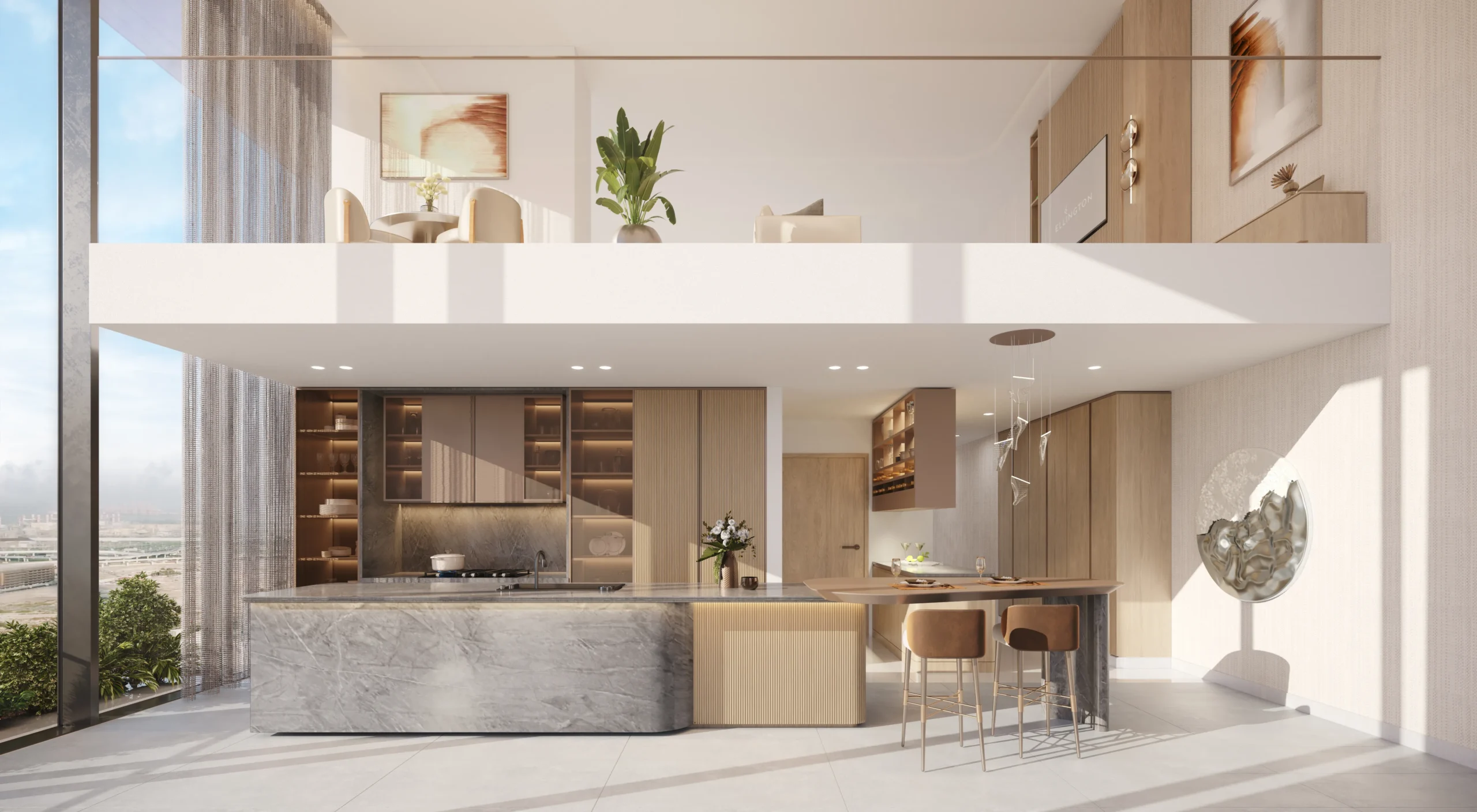 Mercer House　内装　リビング