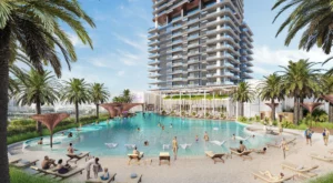 Mercer House　プールの外観