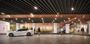 Mercer House　エントランスの外観