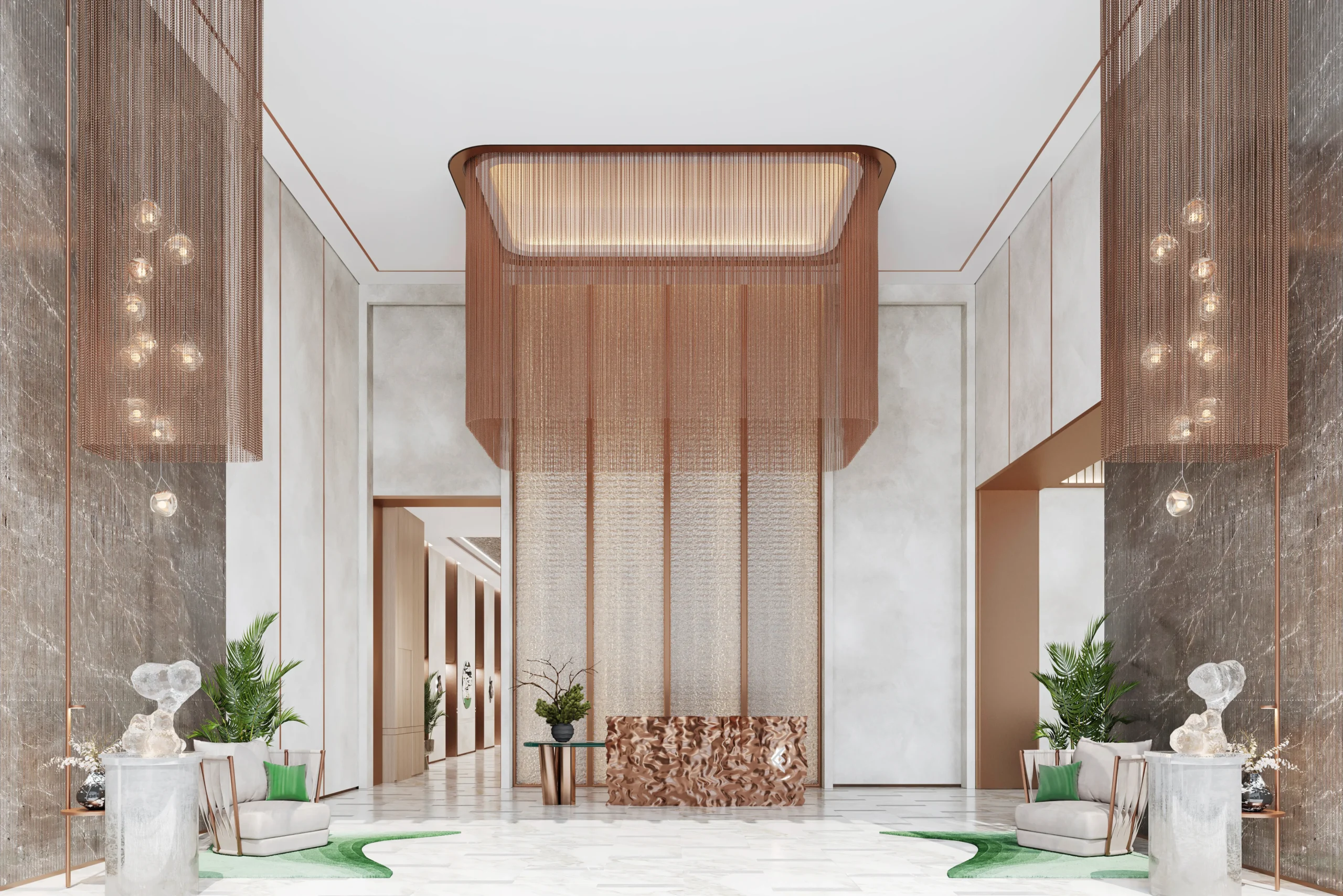 Mercer House　内装　ロビー