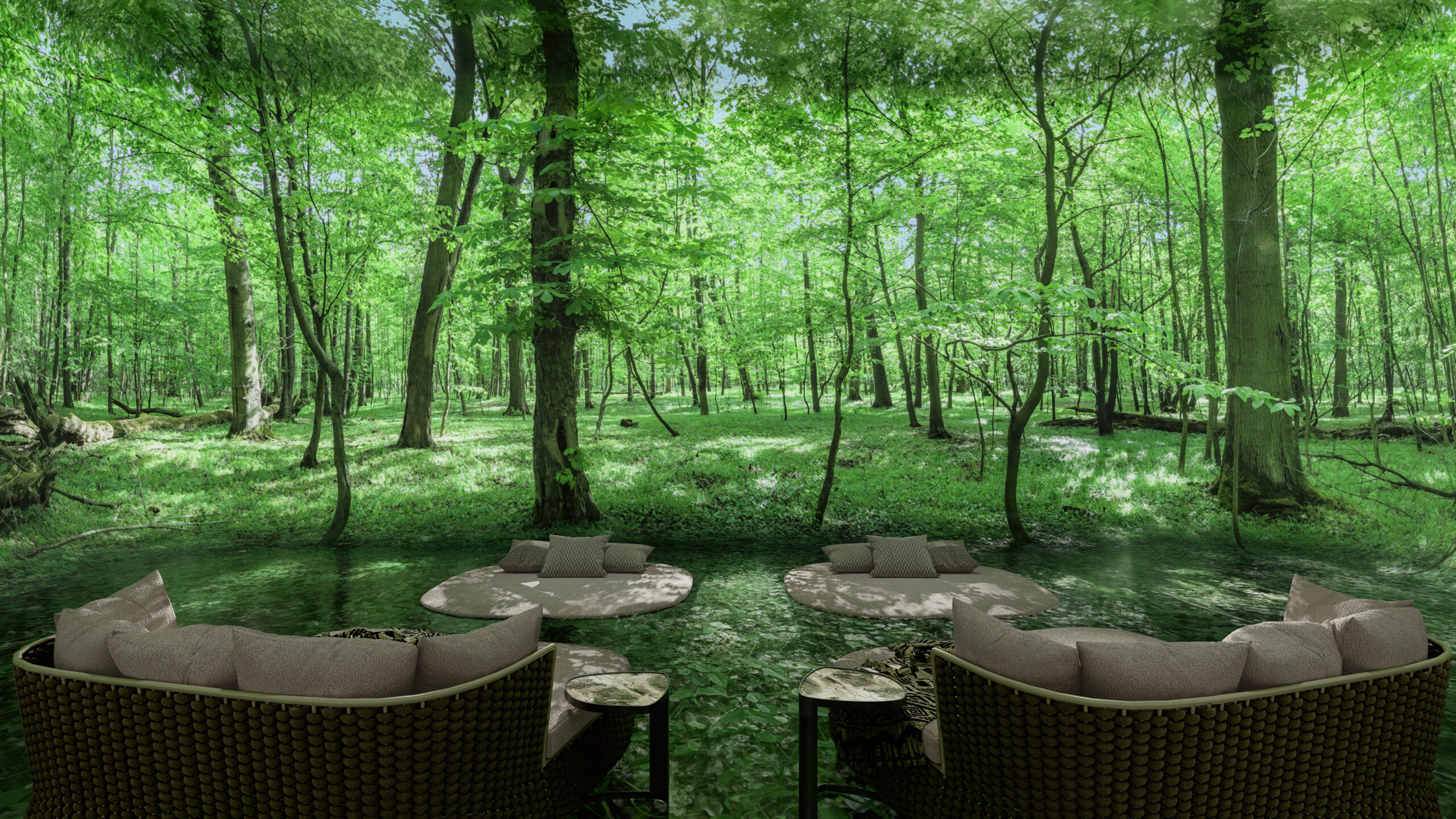 One River Point 内装