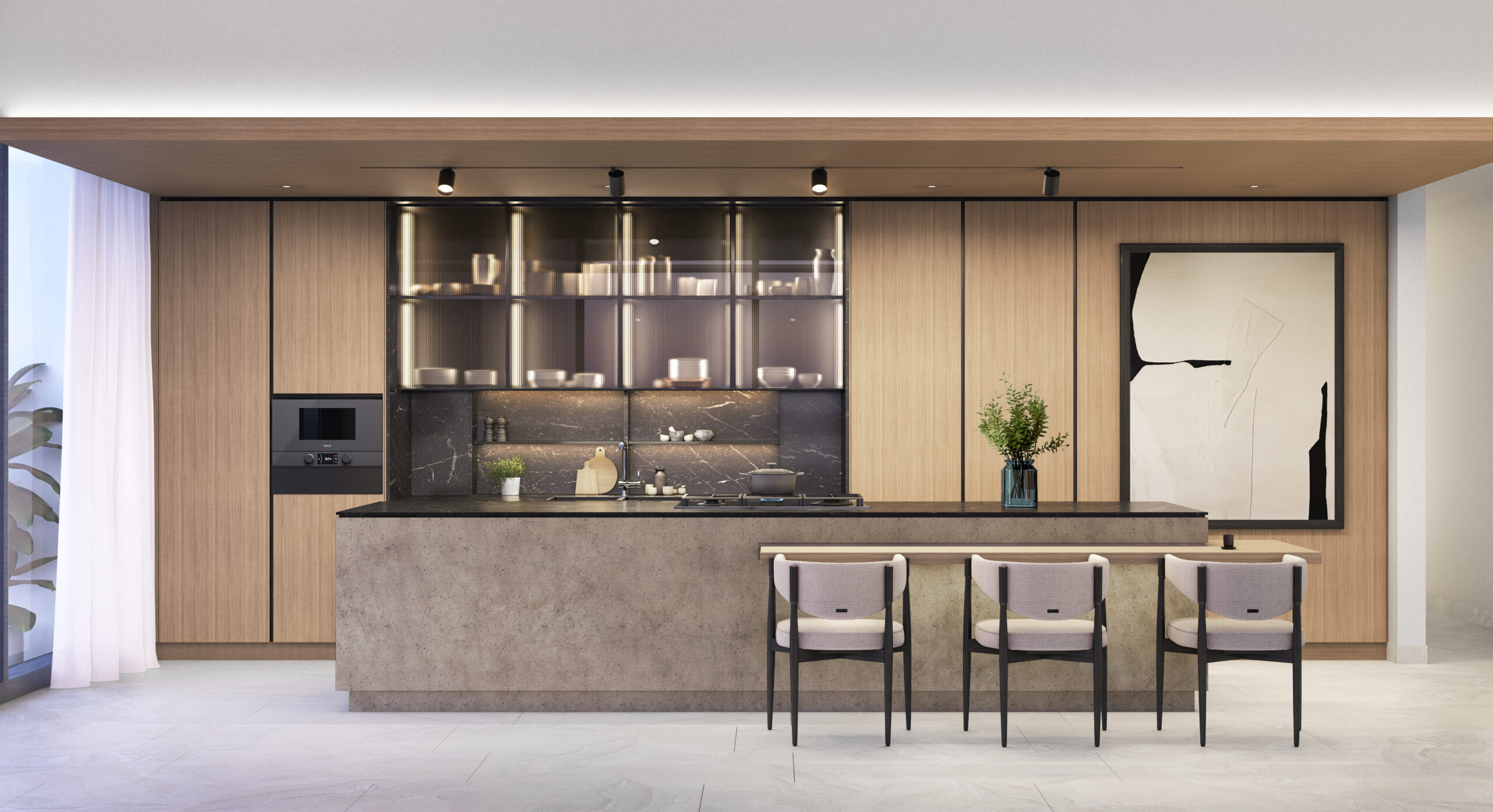 One River Point 内装