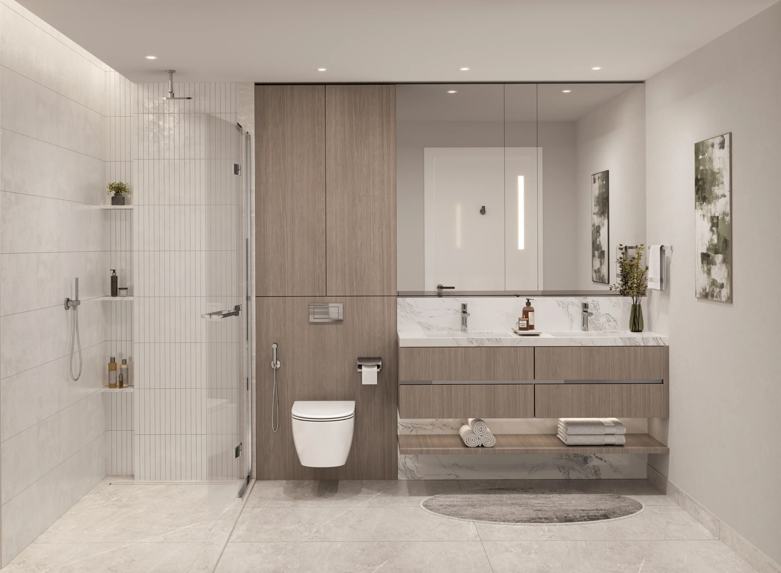 Riverton House バスルームの内装