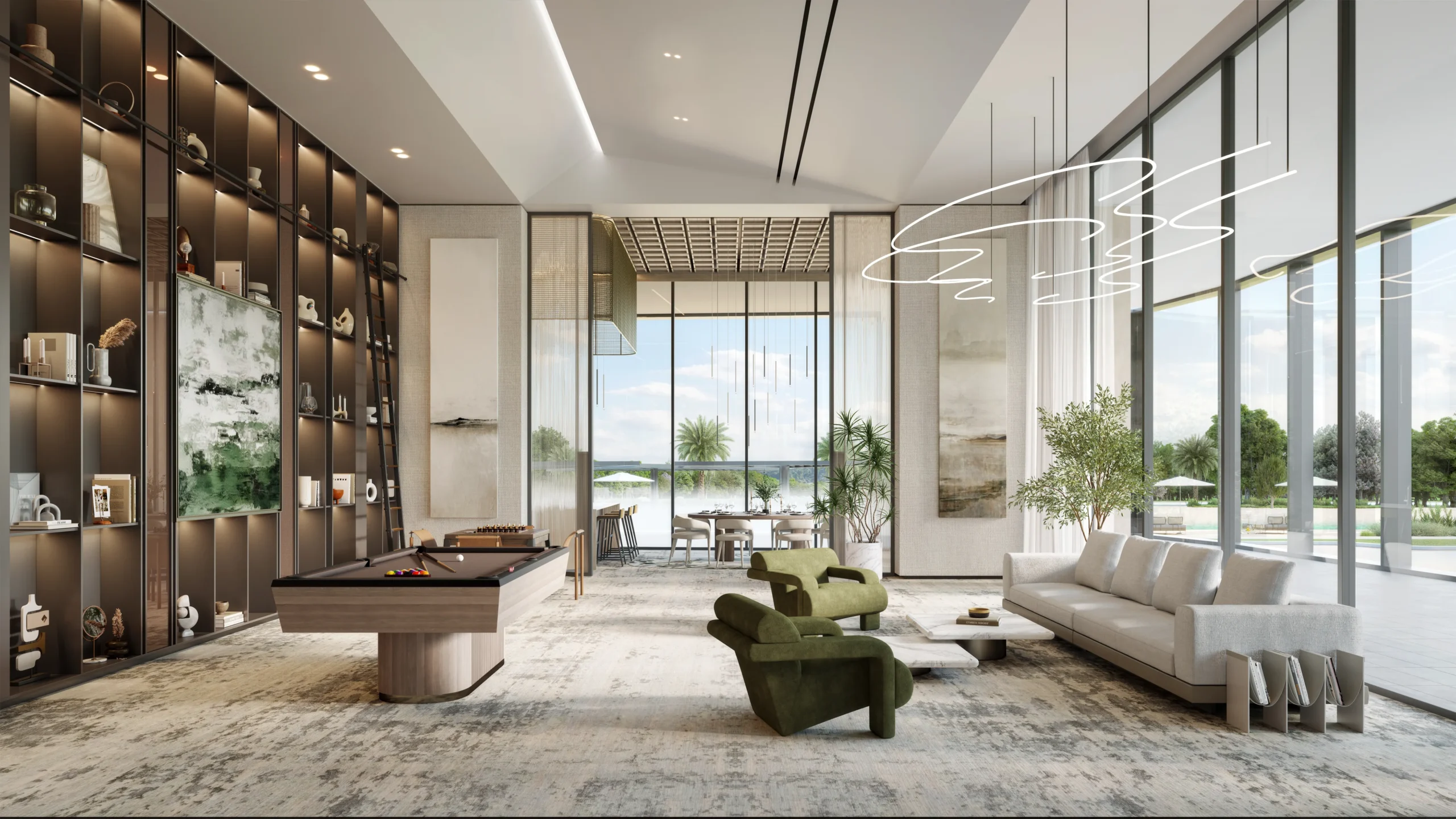 Riverton House 内装