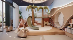 Riverton House キッズルームの内装