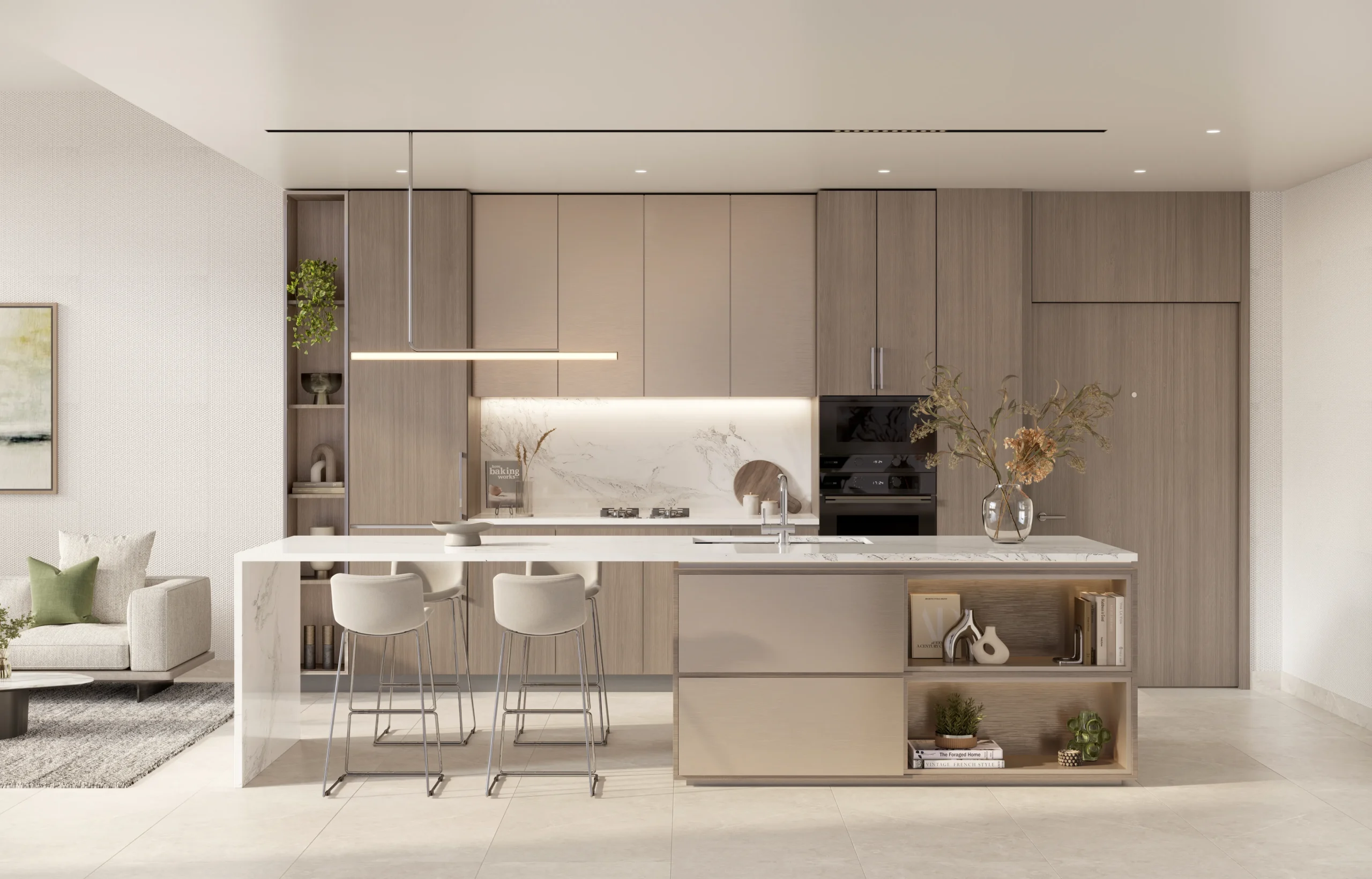 Riverton House リビングの内装