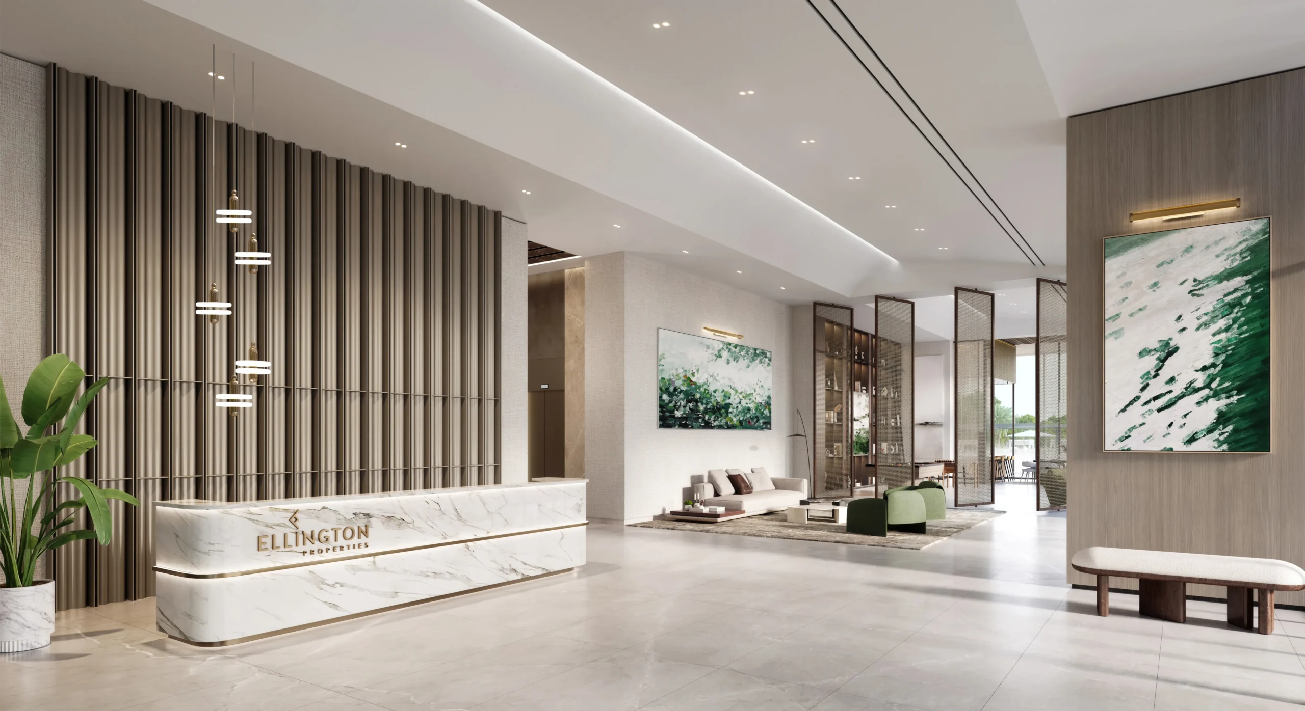 Riverton House ロビー内装