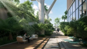 Soto Grande ガーデンの風景