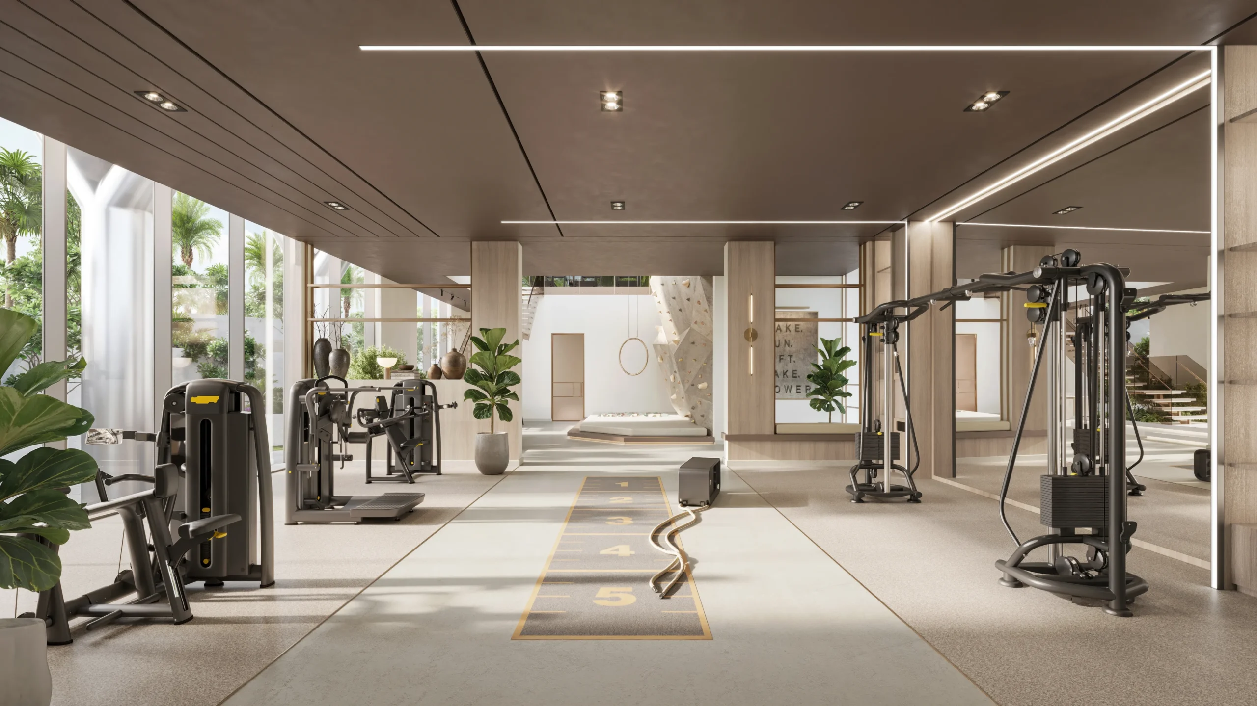 Soto Grande ジムの内装