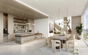 Soto Grande ダイニングルームの内装