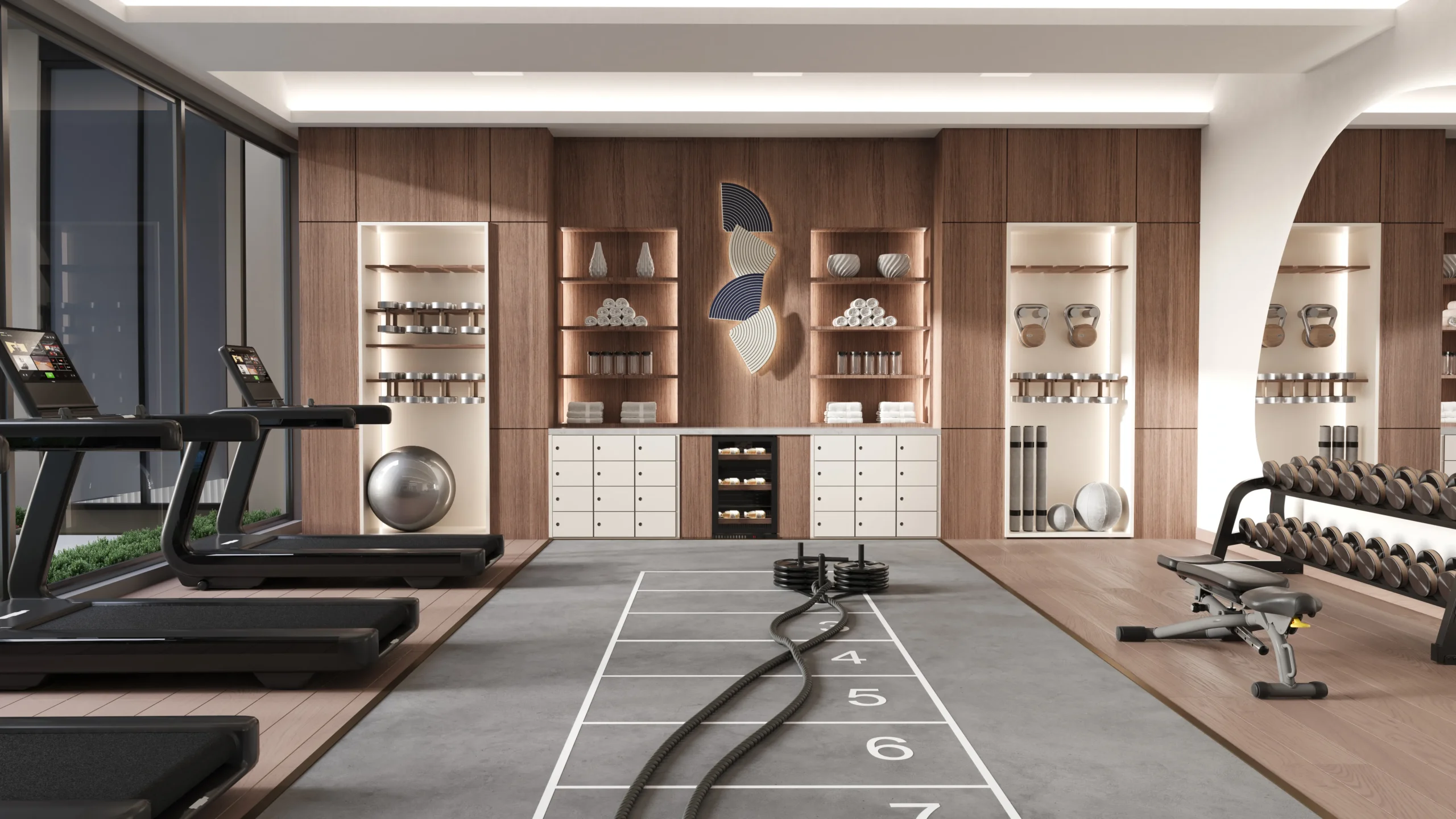 The Hillgate ジムの内装