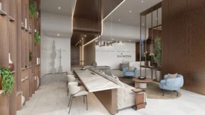 The Hillgate ロビーの内装