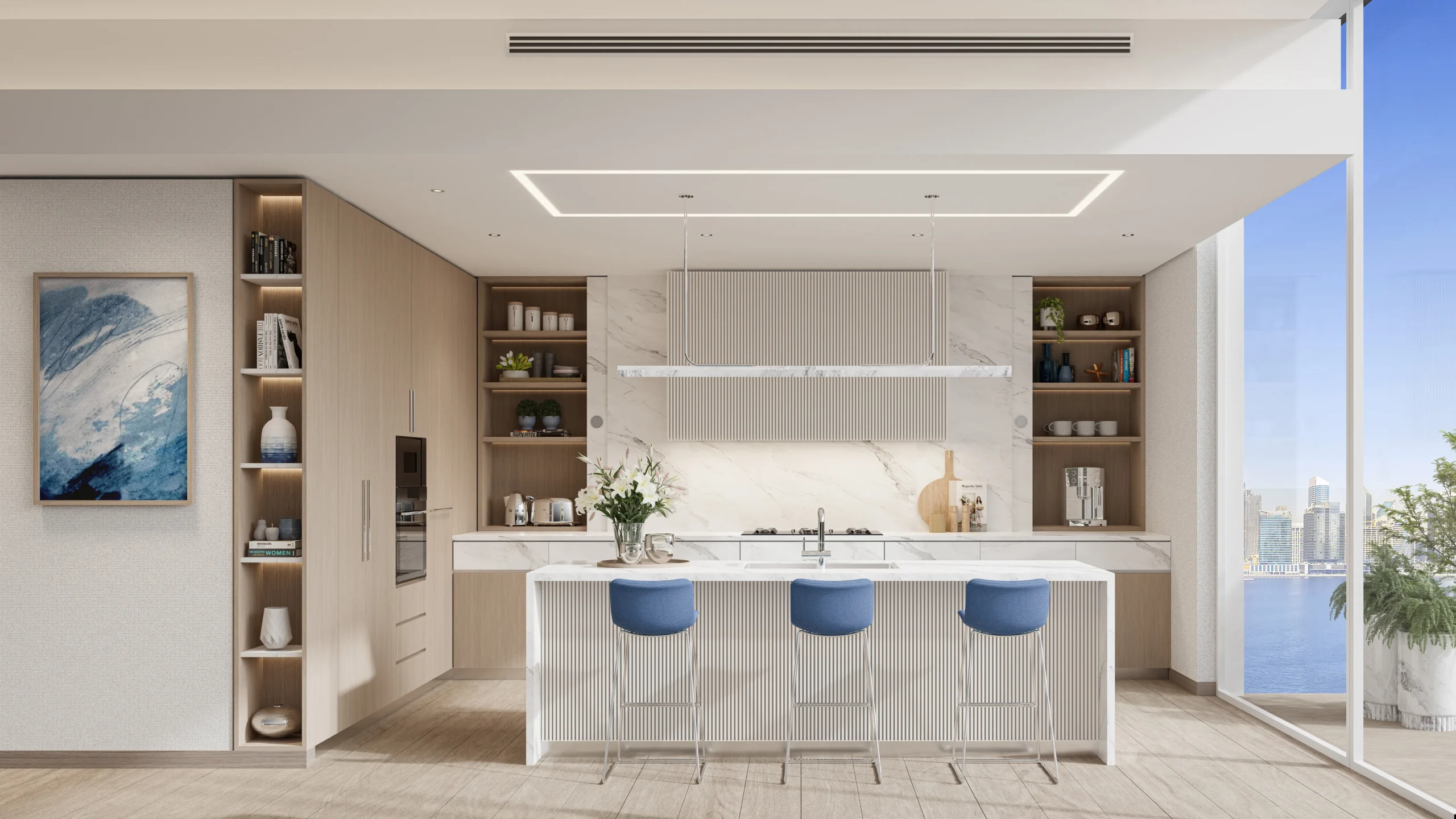 The Quayside キッチンの内装