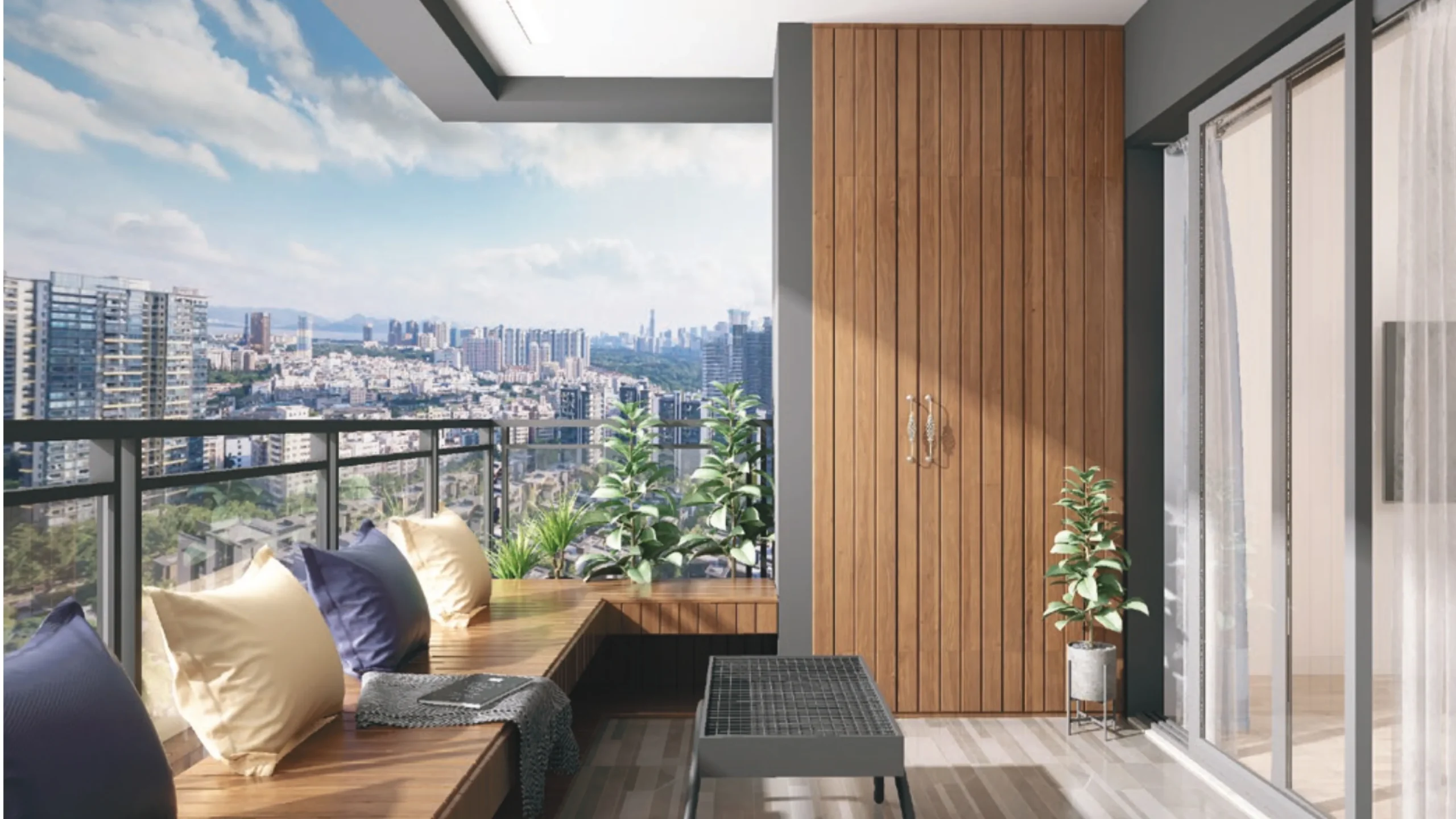 Wealth Mansion バルコニー 内装