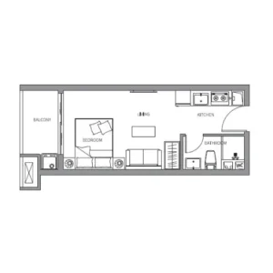 Le Conde Bkk1 間取り