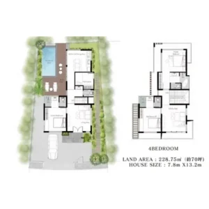 KATHARENA LUXURY HOLIDAY VILLA 間取り図