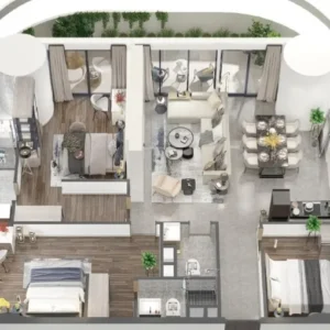 Le Conde Bkk1 間取り