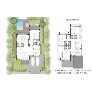 KATHARENA LUXURY HOLIDAY VILLA 間取り図