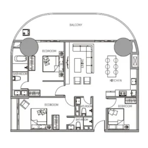 Le Conde Bkk1 間取り