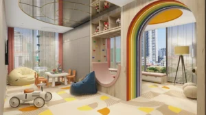 The Flora Suites キッズルームの内装