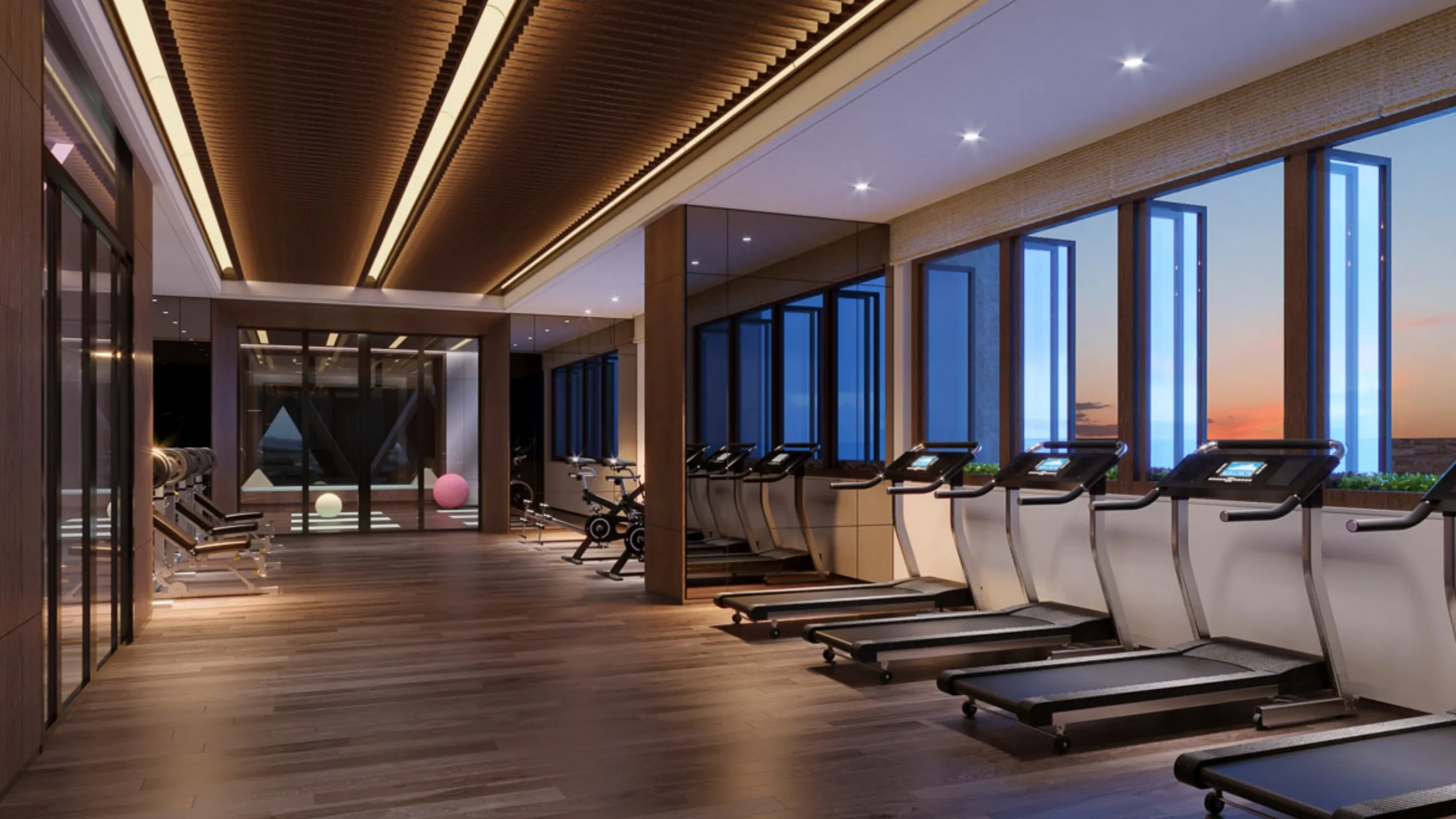 LA VISTA ONE CONDO ジム内装