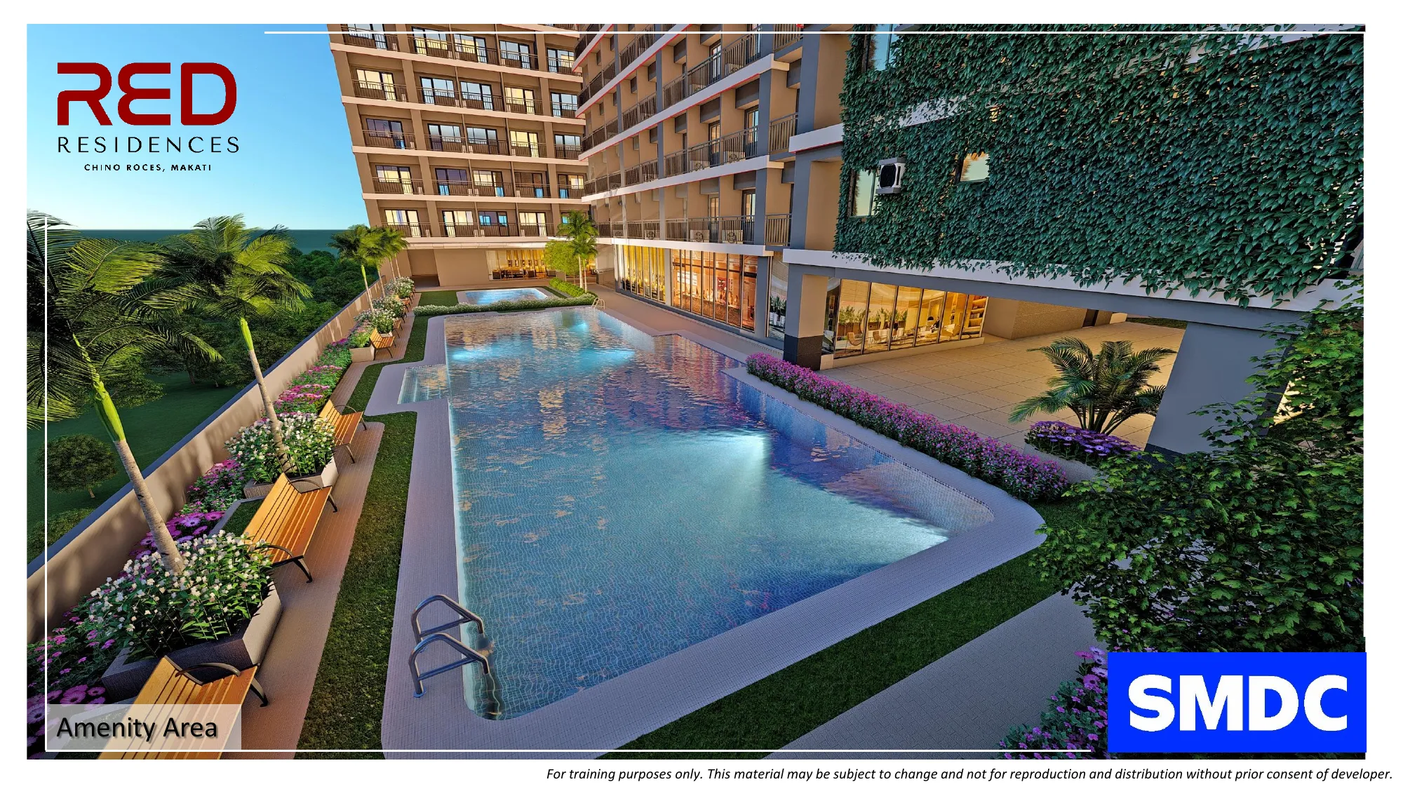 Red Residences プール