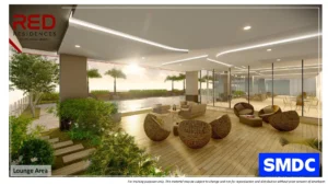 Red Residences ロビーの内装